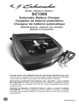 Schumacher Electric SC1360 15A 6V/12V Fully Automatic Battery Charger Owner's manual