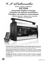 Schumacher SC1358 10A 6V/12V Fully Automatic Battery Charger Owner's manual
