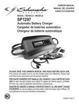 Schumacher Electric SP1297 3A 6V/12V Automatic Battery Charger/Maintainer Owner's manual