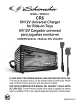 Schumacher Electric CR6 3A 6V/12V Universal Charger for Ride-on Toys Owner's manual