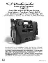 Schumacher Electric SJ1328 1100 Peak Amp Jump Starter + Portable Power Owner's manual
