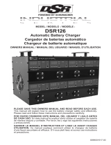 Schumacher DSR126 6V/12V 8-Bank Automatic Battery Charging Station Owner's manual
