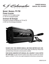 Schumacher Electric PI-750 Owner's manual