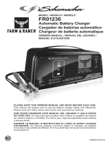 Schumacher FR01236 2/6A 6/12V Automatic Charger/Maintainer Owner's manual