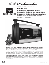 Schumacher FR01242 10A 6V/12V Fully Automatic Battery Charger Owner's manual