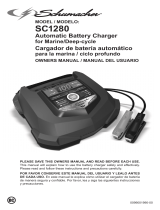 Schumacher SC1280 15A Rapid Charger for Automotive and Marine Batteries User manual