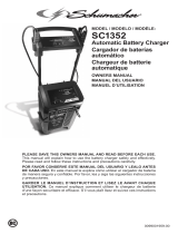 Schumacher SC1352 6<>2/40/20/250/125A 12/24V Automatic Battery Charger/Engine Starter Owner's manual