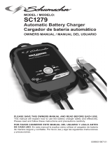 Schumacher SC1279 8A 12V Rapid Charger Owner's manual