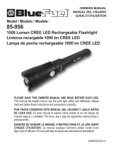 Schumacher 85-956 1000 Lumen CREE LED Rechargeable Flashlight Owner's manual