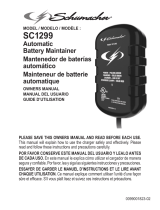 Schumacher SC1299 0.8A 12V Automatic Battery Maintainer Owner's manual