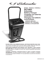 Schumacher SC1401 6-2/40/200A 6/12V Fully Automatic Battery Charger/Engine Starter Owner's manual