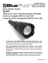 Schumacher 85-957 2000 Lumen Cree® LED Rechargeable Flashlight Owner's manual