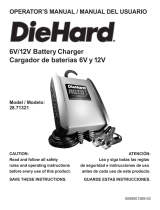 Schumacher Electric 71321 6V/12V Battery Charger Owner's manual