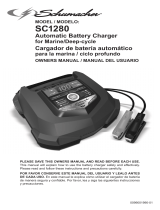 Schumacher SC1280 15A Rapid Charger for Automotive and Marine Batteries Owner's manual