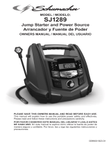 Schumacher SJ1289 1200 Peak Amp 12V Portable Power Station Owner's manual