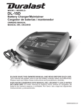 Schumacher Duralast DL-15D Battery Charger/Maintainer Owner's manual