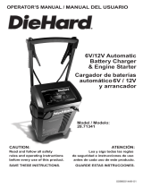 Schumacher DieHard 71341 6V/12V Automatic Battery Charger & Engine Starter Owner's manual