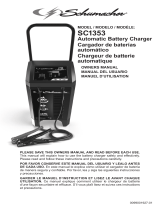 Schumacher SC1353 6-2/40/200A 6/12V Fully Automatic Battery Charger/Engine Starter Owner's manual