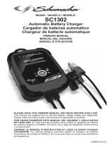 Schumacher SC1302 8A 12V Fully Automatic Rapid Charger Owner's manual