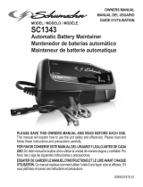 Schumacher SC1343 1.5A 6V/12V Fully Automatic Battery Maintainer Owner's manual
