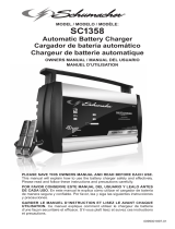 Schumacher Electric SC1358 10A 6V/12V Fully Automatic Battery Charger Owner's manual