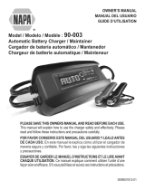 Schumacher NAPA 90-003 Automatic Battery Charger/Maintainer Owner's manual