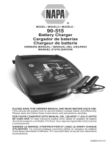 Napa NAPA 90-515 Battery Charger Owner's manual