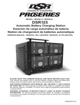 Schumacher DSR125 6V/12V 4-Bank Automatic Battery Charging Station Owner's manual