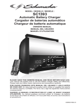 Schumacher SC1393 12A 6V/12V Fully Automatic Battery Charger Owner's manual