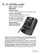 Schumacher PID-410 410 Watt Digital Power Inverter Owner's manual