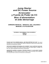 Schumacher DSR119 Jump Starter and DC Power Source SJ1328 Jump Starter and DC Power Source Owner's manual
