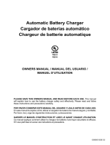 Schumacher BE01251 Automatic Battery Charger SC1306 Automatic Battery Charger SC1341 Automatic Battery Charger Owner's manual