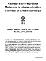 Schumacher SC1278 Automatic Battery Maintainer SC1299 Automatic Battery Maintainer Owner's manual