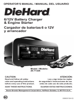 DieHard 71326 80A 6V/12V Battery Charger/Engine Starter Owner's manual