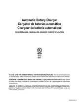 Schumacher BE01248 Automatic Battery Charger FR01334 Automatic Battery Charger SC1318 Automatic Battery Charger SP1296 Automatic Battery Charger Owner's manual
