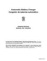 Schumacher SC1281 Automatic Battery Charger Owner's manual