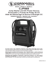 Schumacher Cornwell CJP069 Jump Starter and DC Power Source Owner's manual