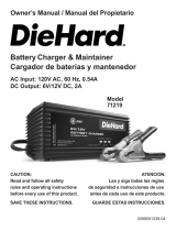 Schumacher DieHard 71219 Battery Charger & Maintainer Owner's manual