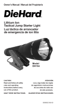 Schumacher DieHard DH154 Lithium Ion Tactical Jump Starter Light Owner's manual