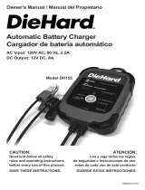 Schumacher DieHard DH152 Automatic Battery Charger Owner's manual