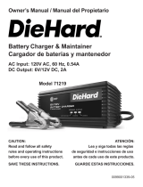 Schumacher DieHard 71219 Battery Charger & Maintainer Owner's manual