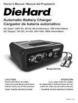 Schumacher DieHard DH153 Automatic Battery Charger Owner's manual