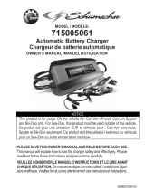 Schumacher BRP 715005061 Automatic Battery Charger Owner's manual