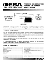 Desa RLP155AT Owner's manual