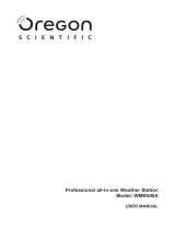 Oregon Scientific WMR500A User manual