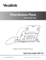 Yealink SIP-T53&T53W Quick start guide