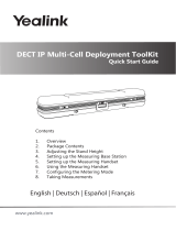Yealink Yealink DECT IP Multi-Cell Deployment ToolKit  V1.3 DE ES FR Quick start guide
