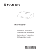 Faber Maestrale 10 x 42 SS 600 cfm Installation guide