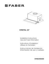 Faber Cristal 24 SS 300 Installation guide