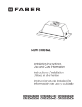 Faber Cristal 36 SS 400 cfm Installation guide